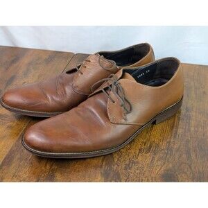 To Boot New York Adam Derrick Mens Brown Leather Oxford Shoes, Size: 10